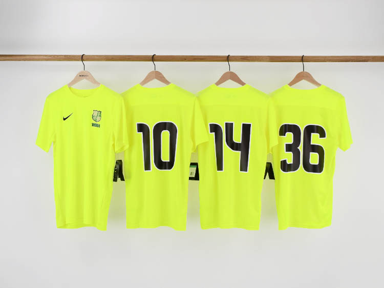 ナイキ作成例 TEAM Q樣 サッカー・フットサルユニフォームのチームマックス