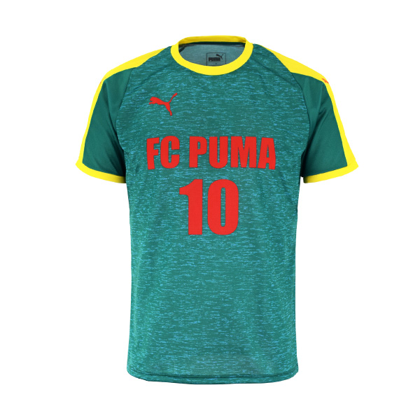 プーマ Puma Puma Tribes Heather Pattern ゲームシャツ ゲームシャツ サッカーユニフォーム のteam Max チームマックス